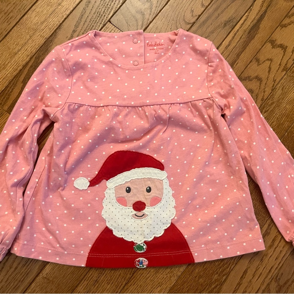 Boden Father Christmas Shirt